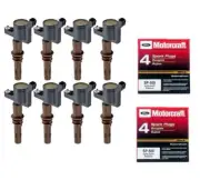 DG521 Ignition Coil Brown Boots + Motorcraft SP509 Spark Plug For Ford 5.4L 6.8L (for: Ford)