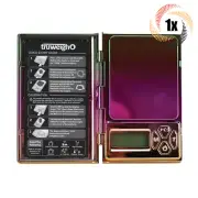 1x Scale Truweigh Rainbow Shine Digital Mini Scale | Chrome Finish | 100G