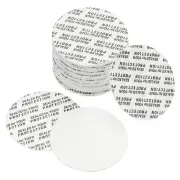 45mm/1.77" Foam Lid Liner 100X PS Foam Resistant Tamper Pressure Sensitive Seal