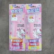 2 HELLO KITTY PEZ Candy & Dispenser Bee Hat Pink Girl Gift Birthday Holiday Fun