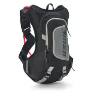 USWE MOTO Hydro 12L Hydration Pack w/ 3.0L Bladder Enduro Off Road - Black/Gray