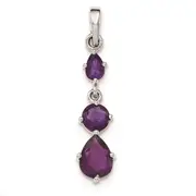 Sterling Silver Amethyst Pendant