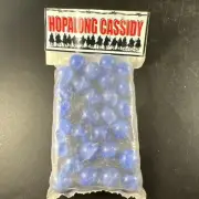 1 Bag Hopalong Cassidy 'The Man in Black' Promo Six Shooter Marbles