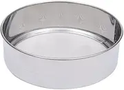 Stainless Steel Mesh Flour Sifting Sifter Sieve Strainer Baking Kitchen Tool Silver Durable Practical Design