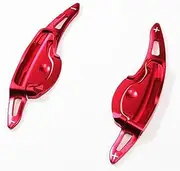Car Steering Wheel Shift Paddles for Festa 2019 Auto Accessories Car-Styling Car Aluminum Steering Wheel Shift Paddle Shifter Extension HTEOPOEKFR(Red)