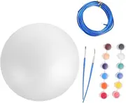 1 Set Handmade Foam Globe Mini Small Shapes Balls for Globe for Foam Ball Craft Foam Globe Project Foam Globe Decorations White Foam Round Foam
