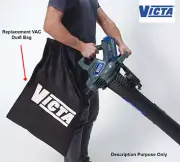 Victa 40V Blower Vac Replacement Vac Vacuum Bag Genuine VForce+ Spare Parts