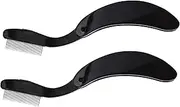 NOLITOY 2Pcs Eyebrow and Eyelash Comb Dense Lash Separator and Grooming Tool Portable Makeup Accessories for Eye Makeup present for Lovers