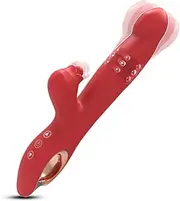 Sex Toys Thrusting Dildo Vibrator for Women - Adult Toys Sucking Vibrators with 10 vibration & 5 stretching and Rocking Modes G Spot Clitoral Dildo for Couple & Games