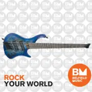 Ibanez EHB1505MS Bass Guitar 5-String Multi-Scale Pacific Blue Burst w/ Gigbag