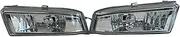 ALQYBD Car Fog Lamp Compatible for Toyota Ipsum Sxm15 M10 Front Bumper Foglight 1996 1997 1998 1999 1999 2000 A Pair Crystal