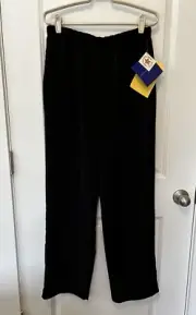 NWT Susan Graver Style Pants Women’s Med. Slinky Comfy Elastic Draw String