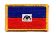 HAITI HAITIAN FLAG PATCHES backpack PATCH BADGE IRON ON NEW EMBROIDERED