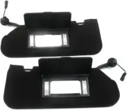 Sun Visors Sun Shades Vanity Mirror Pair W/LED Light Compatible with 2005-201...