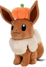 NWT Pokemon Halloween Eevee 8-Inch Plush PUMPKIN NEW