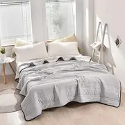 Ice Cooling Calming Blanket, Ice Cooling Blanket, Comfort Cooling Thin Breathable Summer Cooler Quilt, Cool Ice Summer Comforters Blanket for Hot Sleepers Night Sweats (200 * 230cm,Gray)