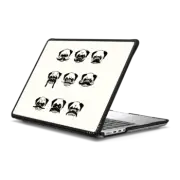 MacBook Pro 14-inch (M1 - M4) Impact Case Moustaches of The Pug