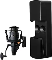 Wrohto Fishing Reel Display Shelf - Fishing Reel Wall Organizer | Quick-Release Storage Mount For Tackle Organization Garage Boat Kayak Truck Door Beach Shore