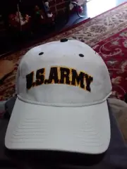United States Army Logo White Embroidered Strapback Hat Cap - by The Game