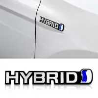 在飛比找Yahoo!奇摩拍賣優惠-油電標誌 車貼 車標 HYBRID CROSS CC RAV