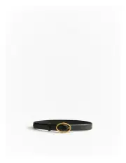 [Trenery] Signature Link Belt in Black
