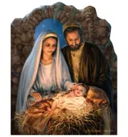 Christmas Nativity Yard Sign Decoration Holiday Christmas Jesus Dona Gelsinger