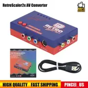 RetroScaler2x AV Converter AV to HDMI Converter for PS2/N64/NES/Dreamcast pe66
