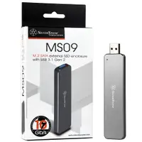 在飛比找蝦皮商城優惠-SilverStone銀欣MS09B USB3.1 M.2 