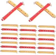 WRITWAA Heatless Curling Rods Set 24pcs Hair Rollers for Long Hair No Heat Curlers Home Use
