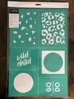 Chalk Couture Wild Leopard Patterns Retired Transfer Stencil New 12 x 18 C SIZE