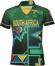 KD Cricket Jersey World Cup 2021 Supporter T-Shirt Cricket Team Uniform - South Africa Plain 38