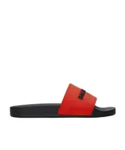 Embossed logo flip-flops 41 Red