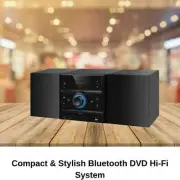 HiFi Stereo System Hi Fi DVD Player Radio Mini Music Audio Bluetooth USB Port