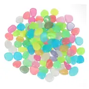 Glowing Stones 300 Pcs Glow in the Dark Rocks for Fish Tank Decor Multicolor