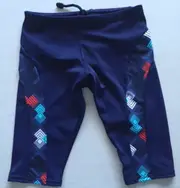 Aqua Perla Boy Triangle SPF50+ Navy Blue Jammer