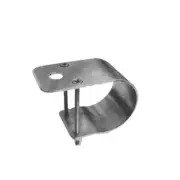 Stainless Steel UHF Bullbar Antenna Bracket Mount suits up to 50mm, HEAVY DUTY