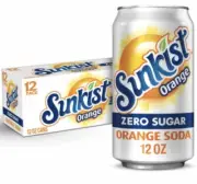 Sunkist Zero Sugar Orange Soda 12 pack