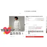 💖VS & CO💖美國OUTLET代購 CANADA GOOSE加拿大鵝加厚款羽絨背心90%鴨絨保暖羽絨背心外套 情侶款