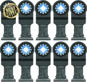 OSL114C-10 10-Pack Starlock Oscillating Tool Blades for Metal,Wood,Tile, Drywall