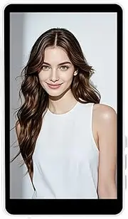 Magnetic Selfie Screen for Mobile Phones with 5G/4G Dual-Mode WiFi Wireless Projection Magnetic Selfie ForMonitor ABS, White