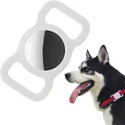 Case for Airtag GPS Tracker for Dog Cat Collar Accessories-White