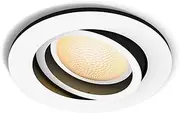 Philips Hue Milliskin White Ambiance Recessed Led Smart Ceiling Spotlight [Gu10 Spot] with Bluetooth, White Compatible with Alexa, Google Assistant and Apple Homekit