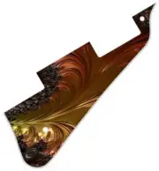 Pickguard Pick Guard Compatible with Gibson Les Paul Guitar Fractal 3