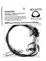 The Surf Rig - Surf Fishing Leader - 24" long, 400lb test, 11/0 Circle Hook