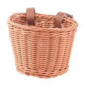Waterproof Faux Leather Strap Leather Strap Retro Bicycle Basket Package Content