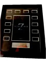 World War Z Film Cell Montage 13/500 With C.O.A