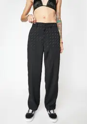 [x-Girl] Mills Logo Jacquard Pants
