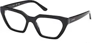 [GUESS] GU50176 001 Shiny Black 54/18/140 Women's Glasses, 001 Shiny Black, 54/18/140