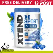 Scivation Xtend SPORT BCAA Branched Chain Amino Acids Blue Raspberry Ice 30 srv