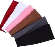[FRCOLOR] 6pcs Moisture Wicking Exercise Headbands Stretchy Breathable Sports Sweatbands for Running Yoga Cycling and Fitness for Active